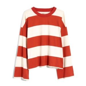 Madewell Easy Crop Rugby Stripe